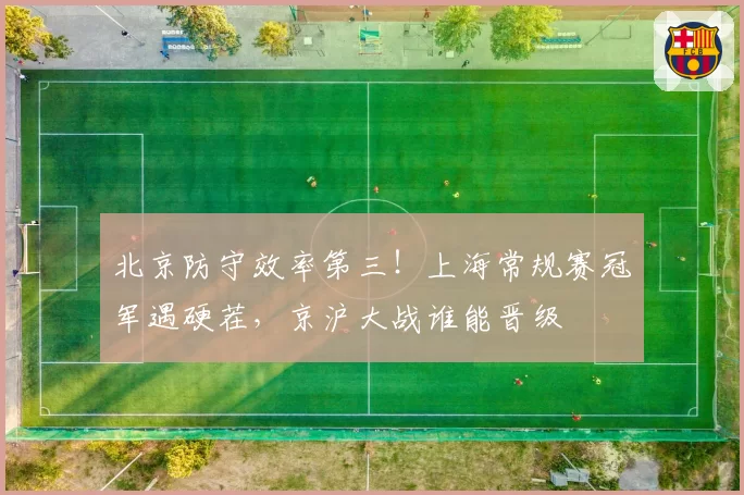 北京防守效率第三!上海常规赛冠军遇硬茬,京沪大战谁能晋级